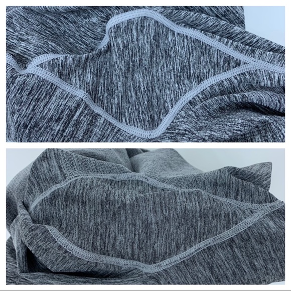 PINK Victoria’s Secret Static Gray Marled Spacedye High Waisted Leggings Large - Picture 10 of 16